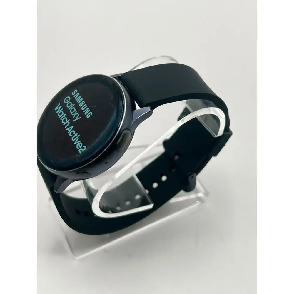 Samsung Galaxy Watch Active 2 SM-R830 40mm Dark Blue Dial Black Band Used 4gb Un